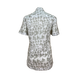 Рубашка короткий рукав Richmond белый в принт ( 3451 5022 0011)