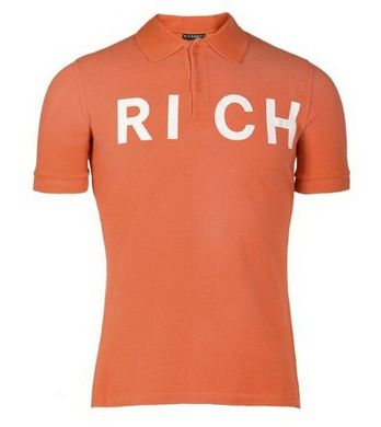 Поло Richmond оранжевый с надписью ( 3274 8285 1028)