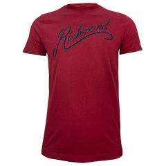 Футболка Richmond красный с надписью ( 3232 1323 0323)