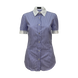 Рубашка к/р Richmond голубой в полоску ( 3402 0563 0337)