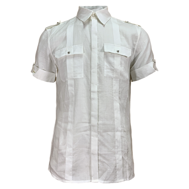 Рубашка короткий рукав Richmond молочный ( 3440 1122 0001)