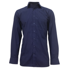 Рубашка Christian Berg синий комбинированный ( 50643704524632)