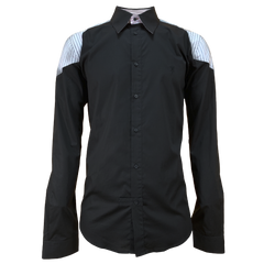 Рубашка Richmond черный в полоску ( 3444 3784 0990)