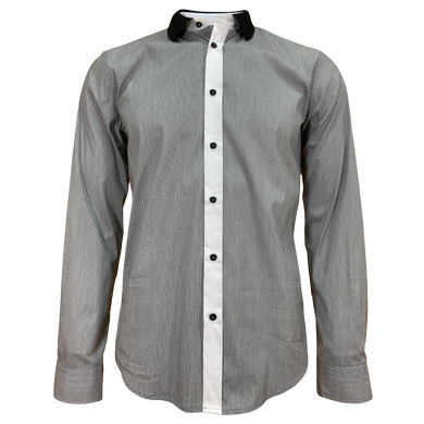 Рубашка Richmond серый в полоску ( 3426 4309 0990)