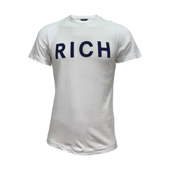 Футболка Richmond белый с надписью ( 3281 3769 1056)