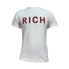 Футболка Richmond белый с надписью ( 3282 3769 1055)