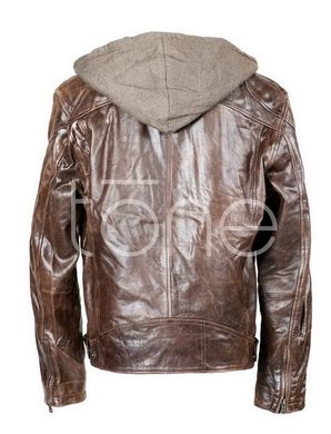 Куртка кожаная Gipsy - Коричневый (M) - 4735553878