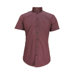Рубашка короткий рукав McNeal красный в принт ( 00144102613320)