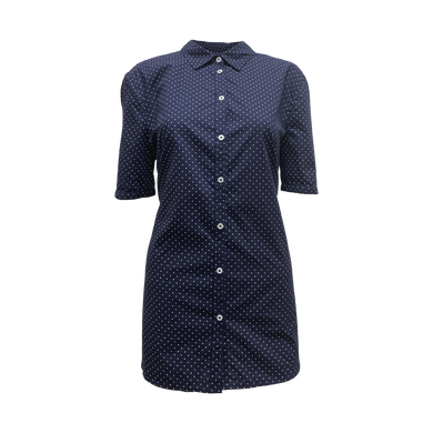 Рубашка к/р Christian Berg темно/синий в принт ( 005681015910414)