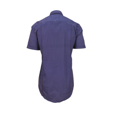 Рубашка короткий рукав McNeal синий в принт ( 00144102613622)