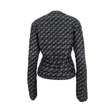 Куртка GUESS черный с принтом ( W52L03W5D50)